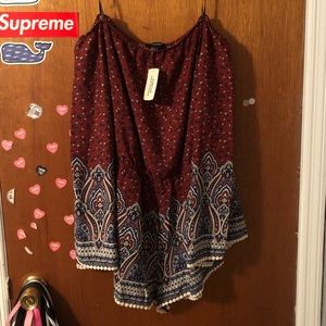 Forever 21 Bell Sleeve Off The Shoulder Romper